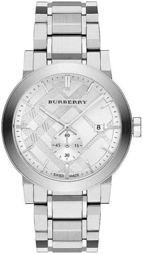 Burberry BU9900 42mm Silver Steel Bracelet & Case Anti 